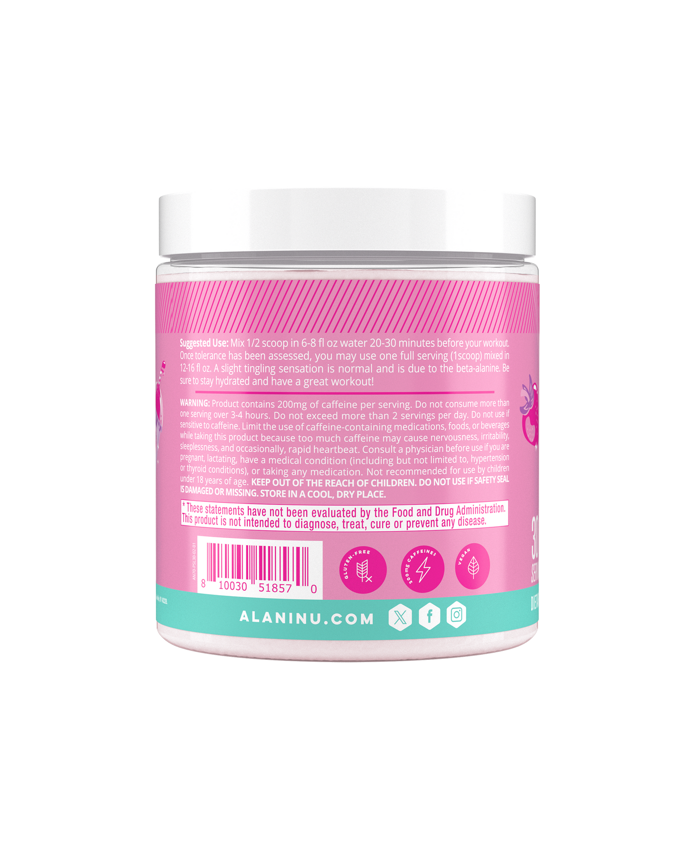 Pre-Workout - Pink Slush / 30 Servings SB - product image 3
