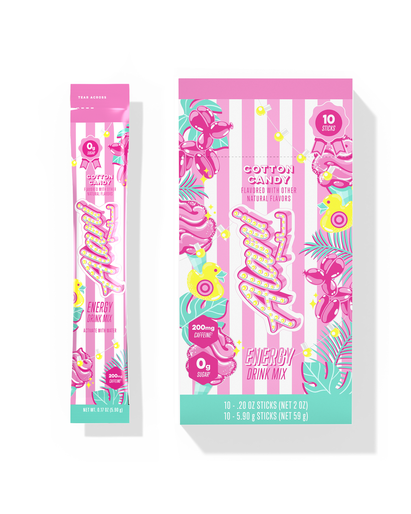 Energy Sticks - Cotton Candy / 10 Pack XC - product image 1
