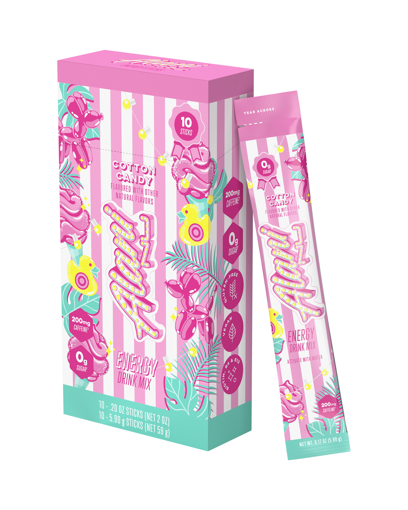 Energy Sticks - Cotton Candy / 10 Pack XC - product image 2