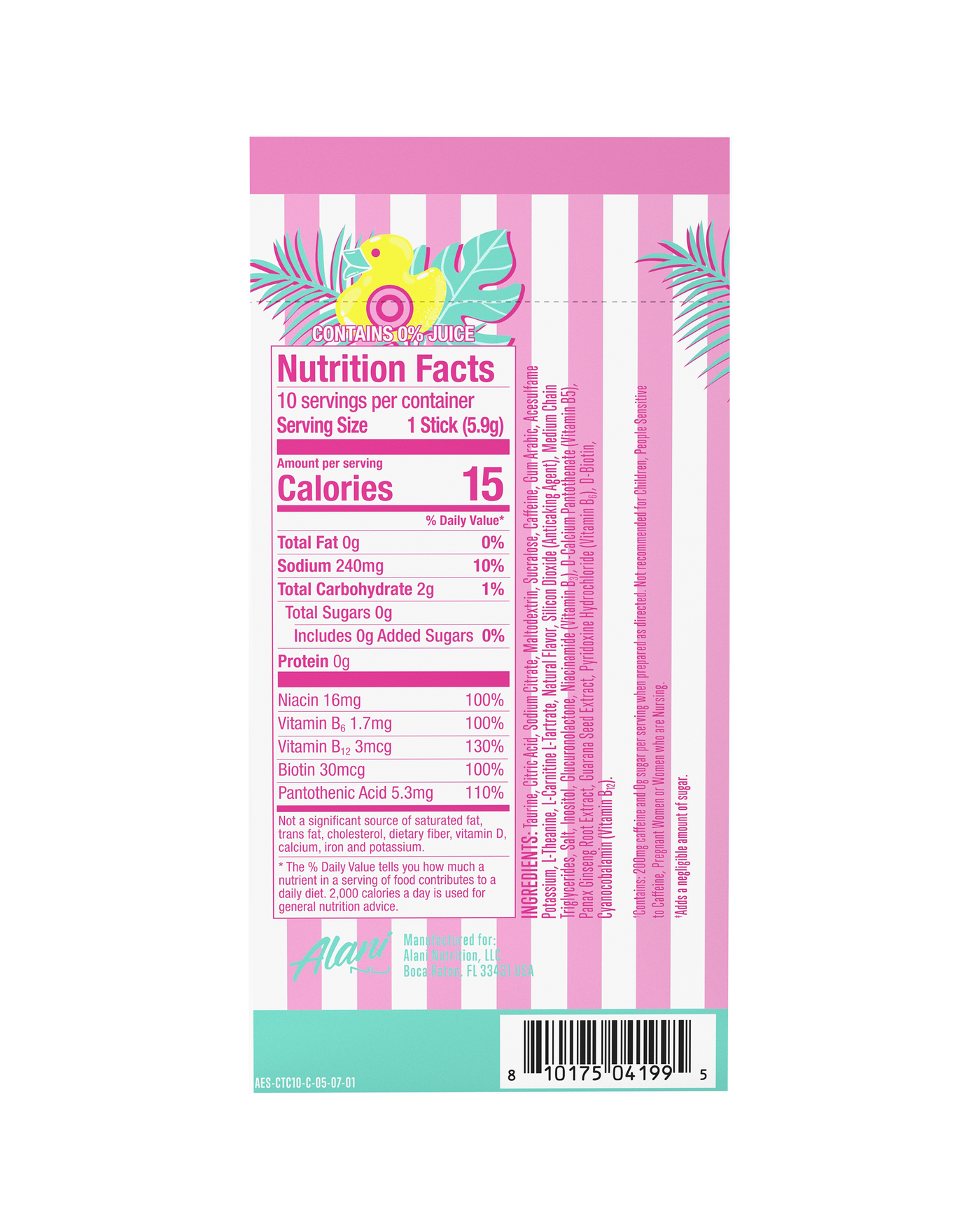 Energy Sticks - Cotton Candy / 10 Pack XC - product image 3
