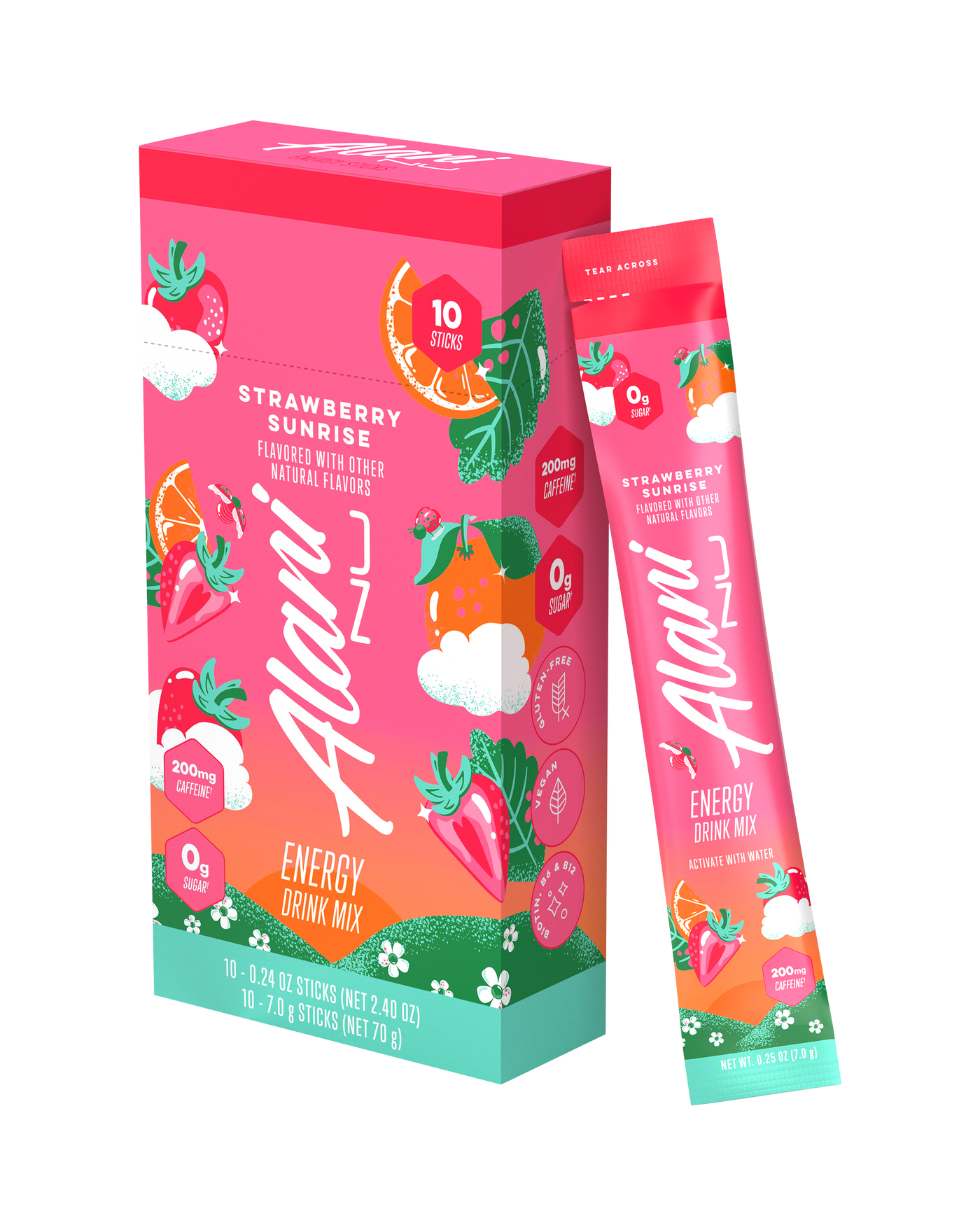 Energy Sticks - Strawberry Sunrise / 10 Pack QC - product image 2