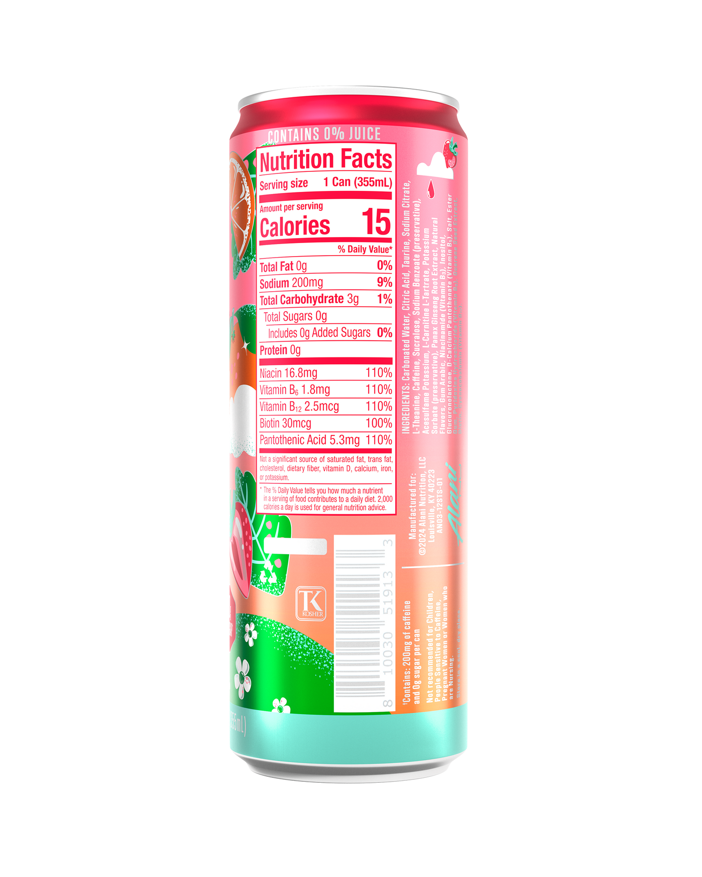 Energy Drink - Strawberry Sunrise / 12 Pack HD - product image 3