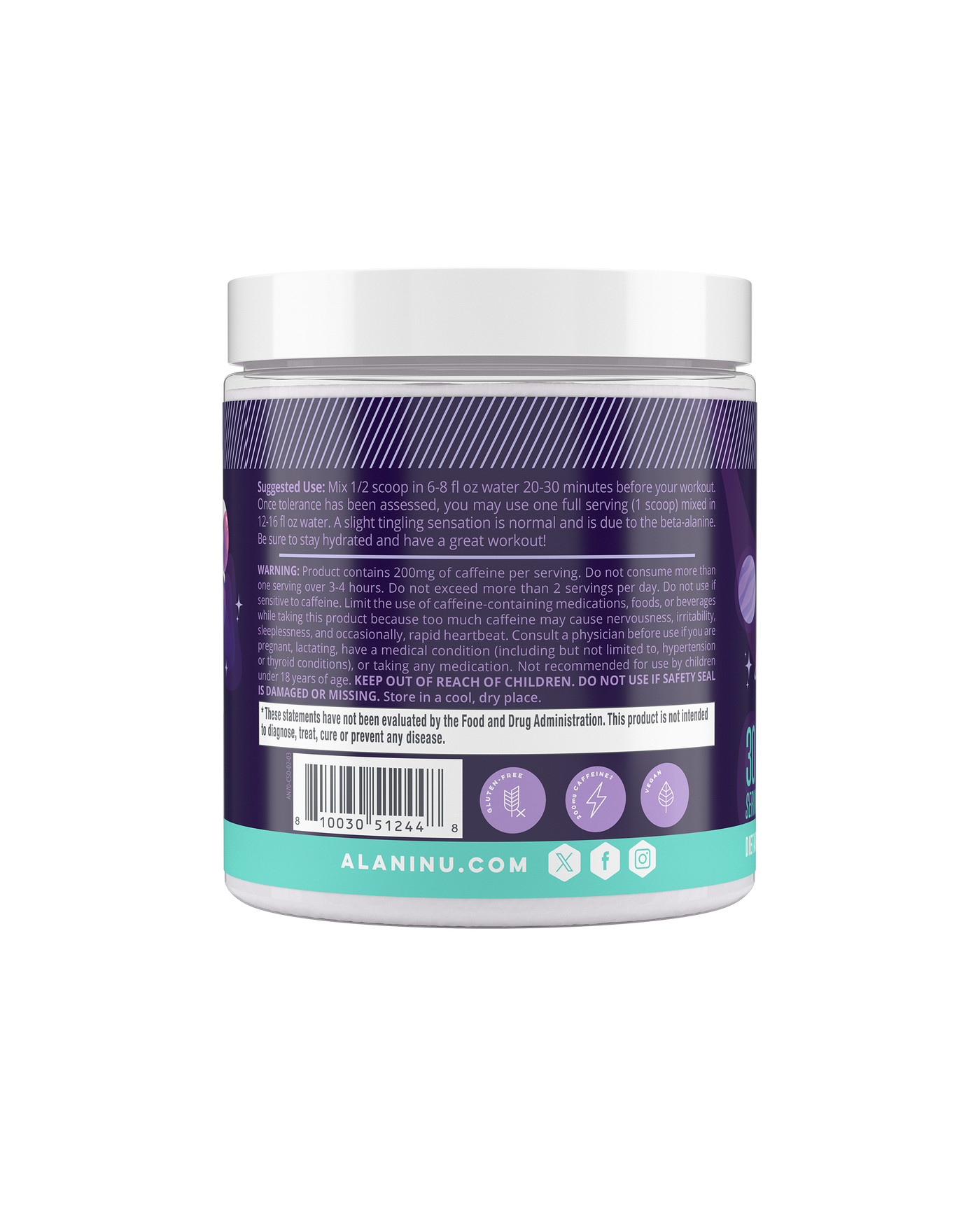Pre-Workout - Cosmic Stardust / 30 Servings ZB - product image 3