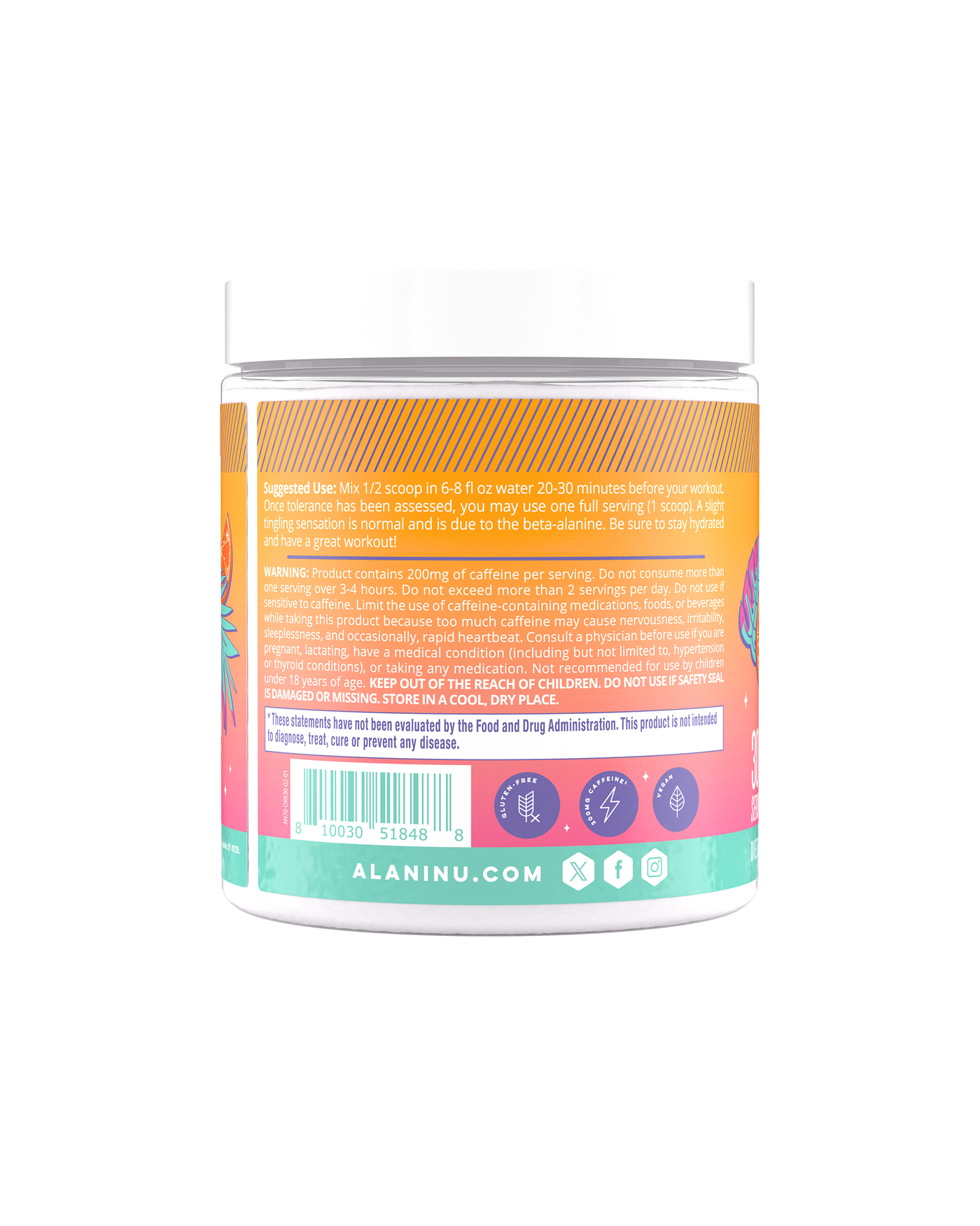 Pre-Workout - Orange Kiss / 30 Servings TB - product image 3