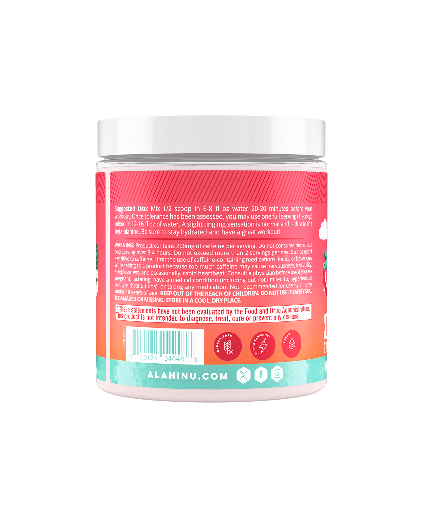Pre-Workout - Strawberry Sunrise / 30 Servings JB - product image 3