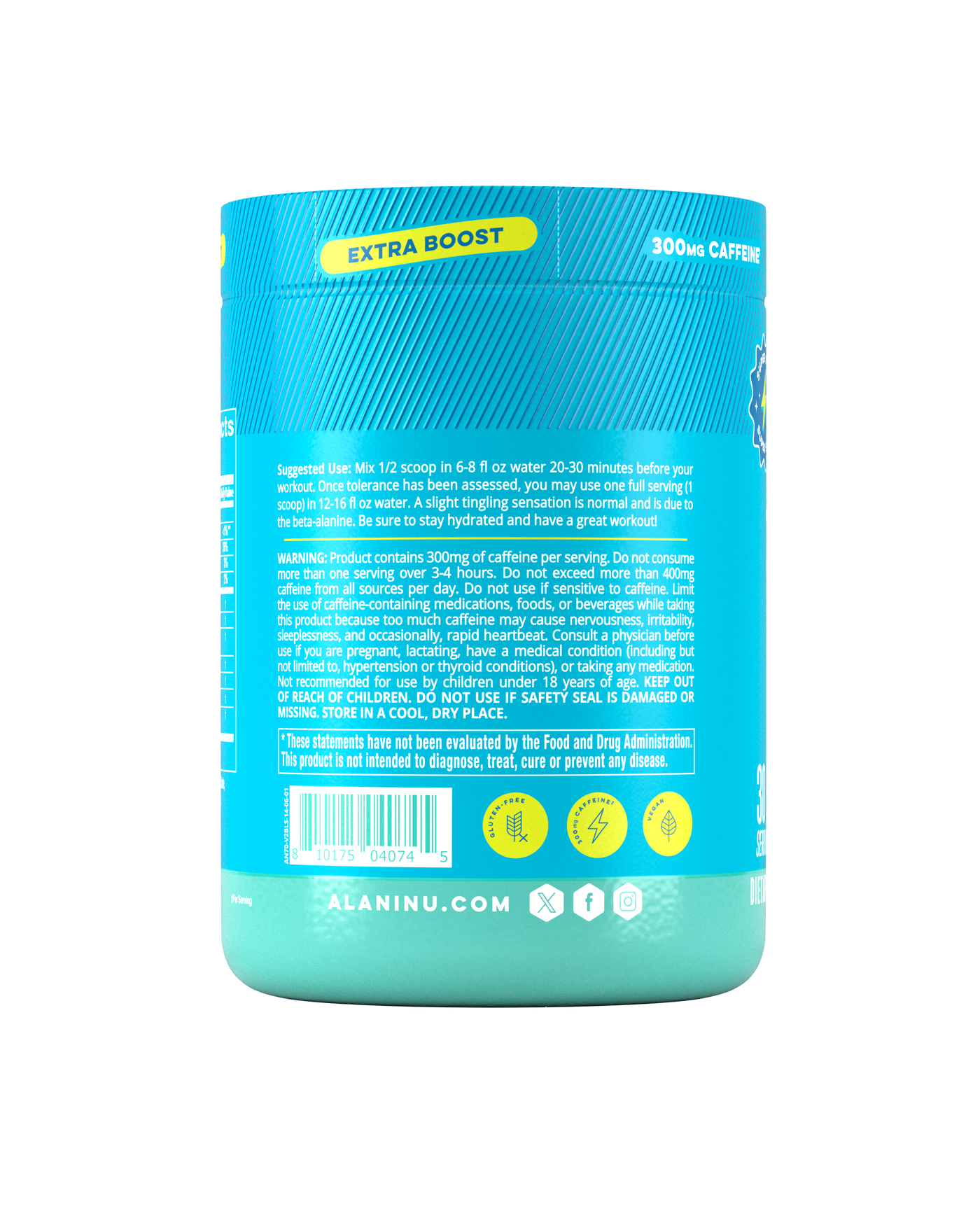 Pre-Workout+ - Blue Slush / 30 Servings RB - product image 3
