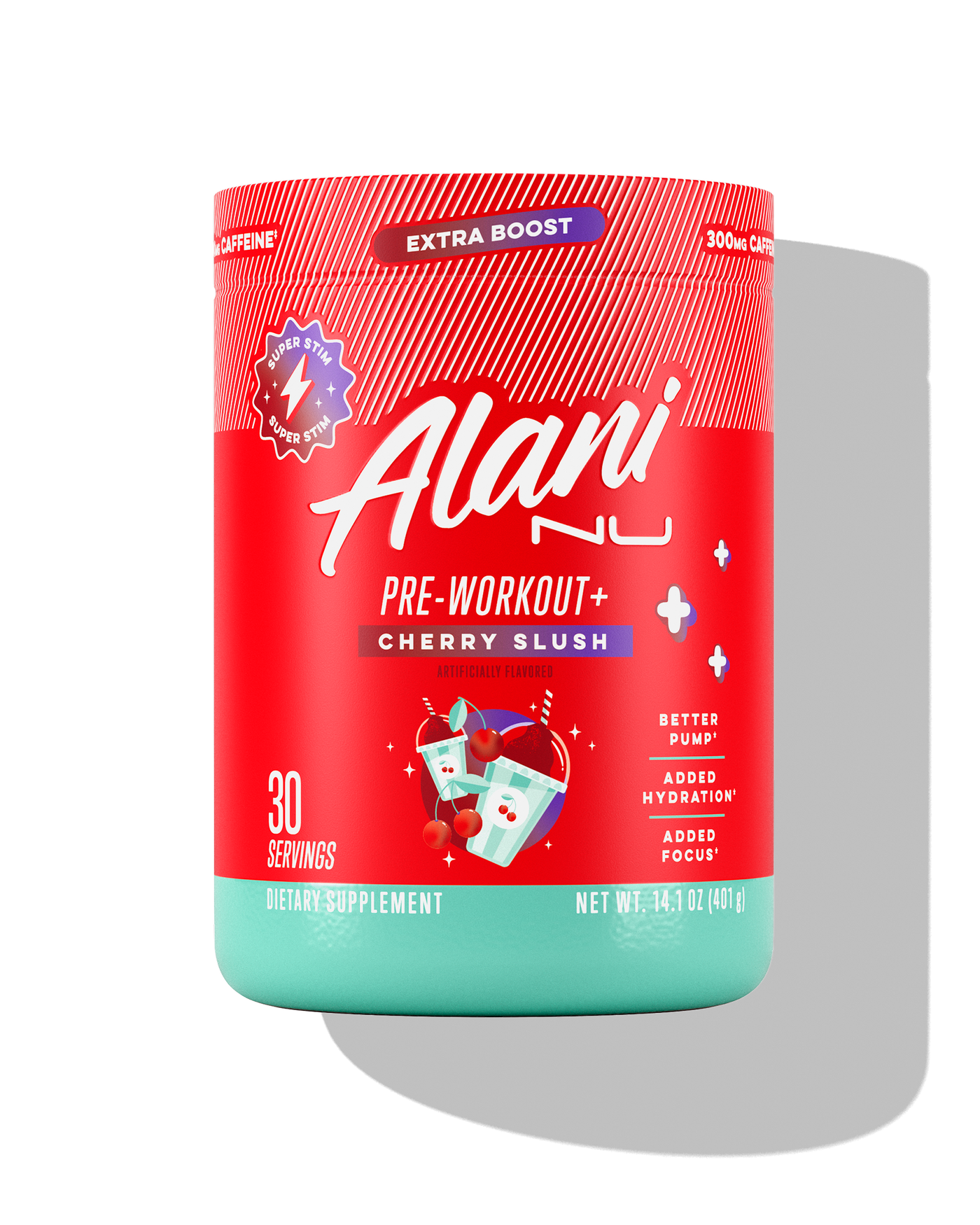 Pre-Workout+ - Cherry Slush / 30 Servings QB - product image 1