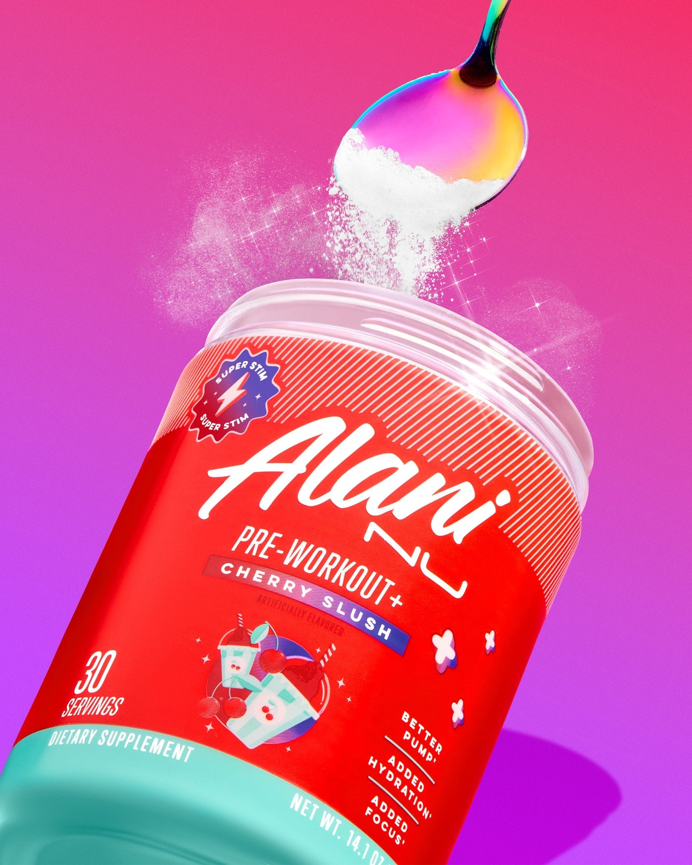 Pre-Workout+ - Cherry Slush / 30 Servings QB - product image 5