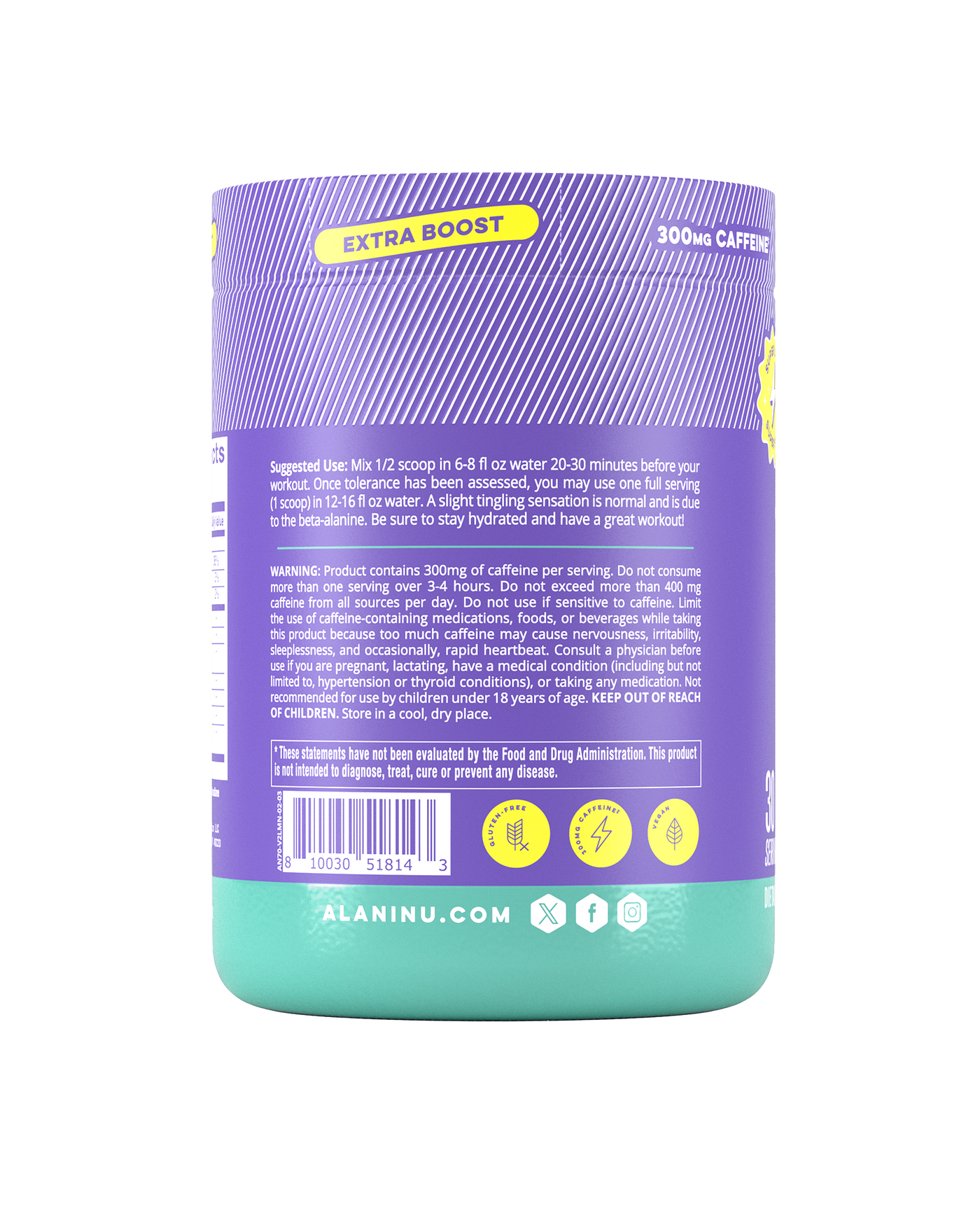 Pre-Workout+ - Frozen Lemonade / 30 Servings NB - product image 3