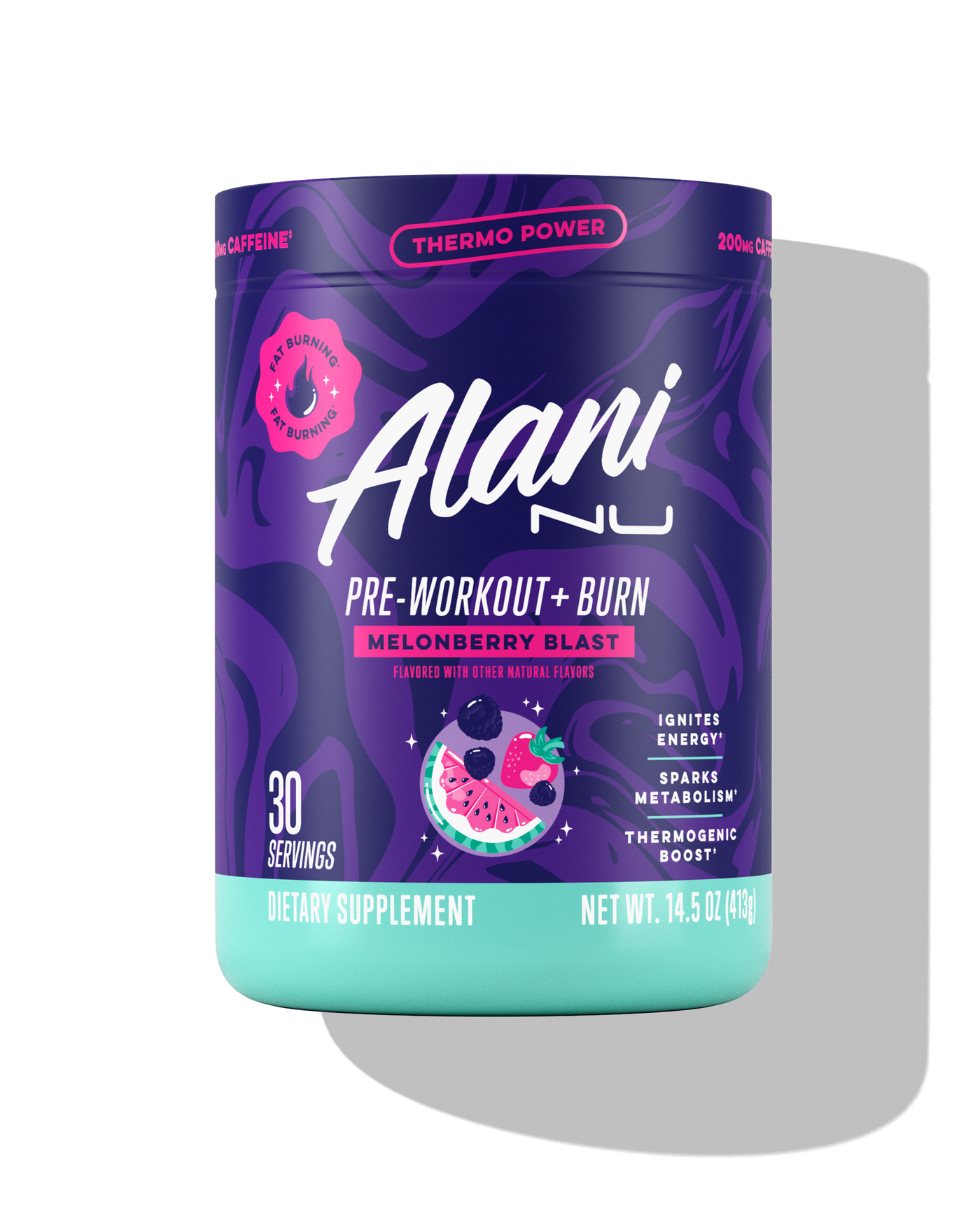 Pre-Workout+ Burn - Melonberry Blast / 30 Servings CC - product image 1