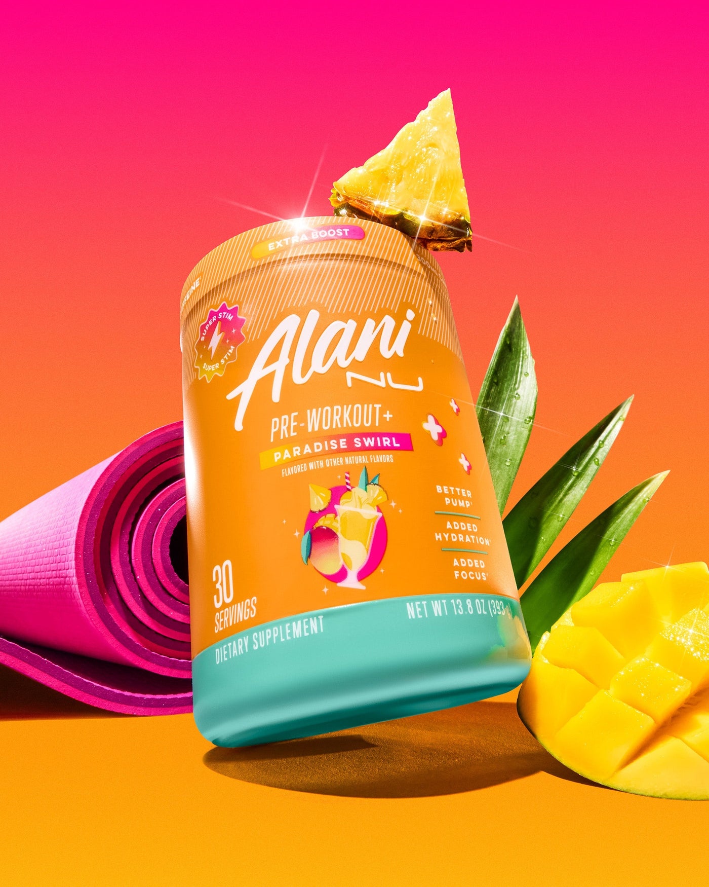 Pre-Workout+ - Paradise Swirl / 30 Servings LB - product image 4