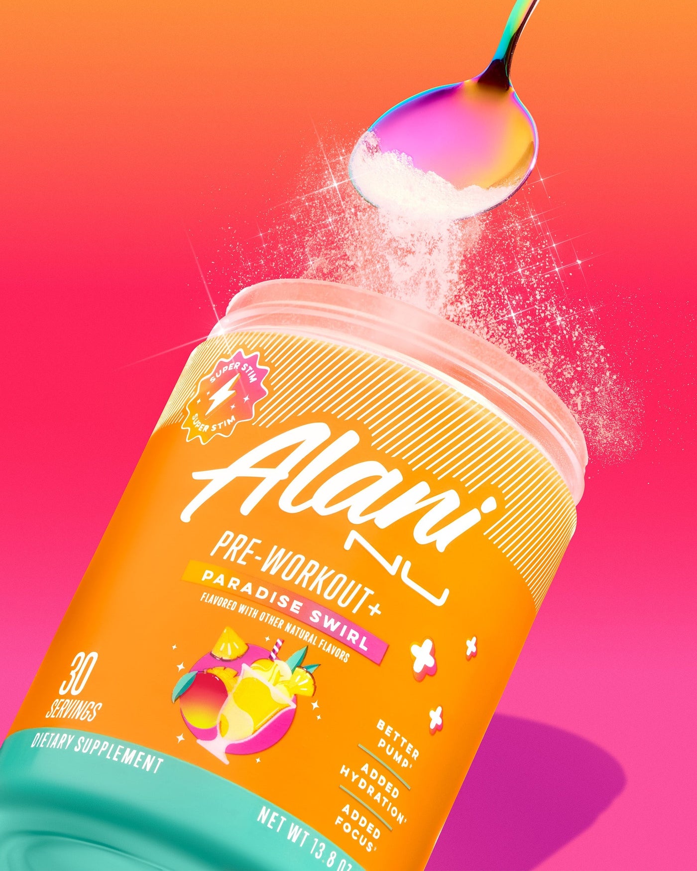 Pre-Workout+ - Paradise Swirl / 30 Servings LB - product image 5