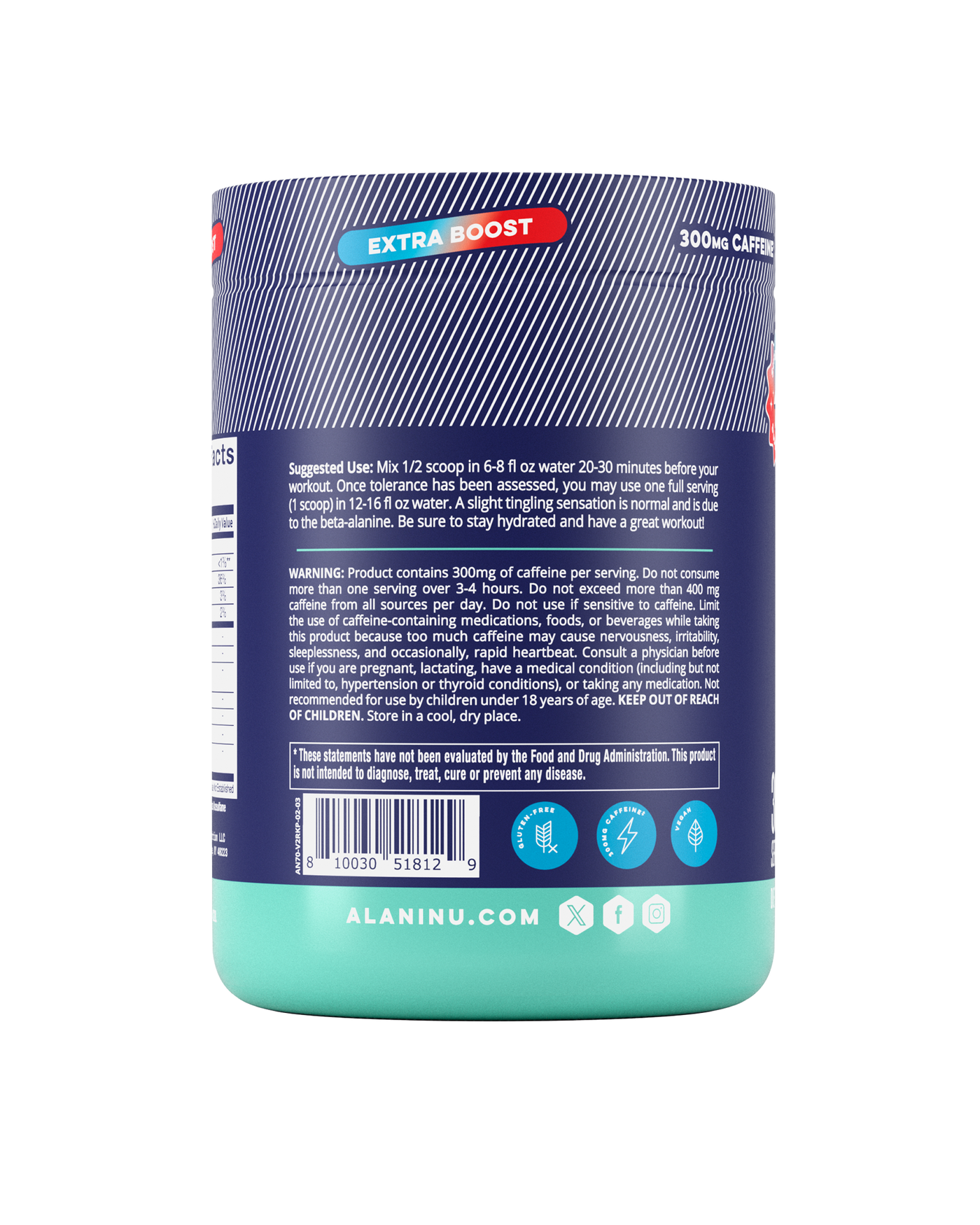 Pre-Workout+ - Rocket Pop / 30 Servings KB - product image 3