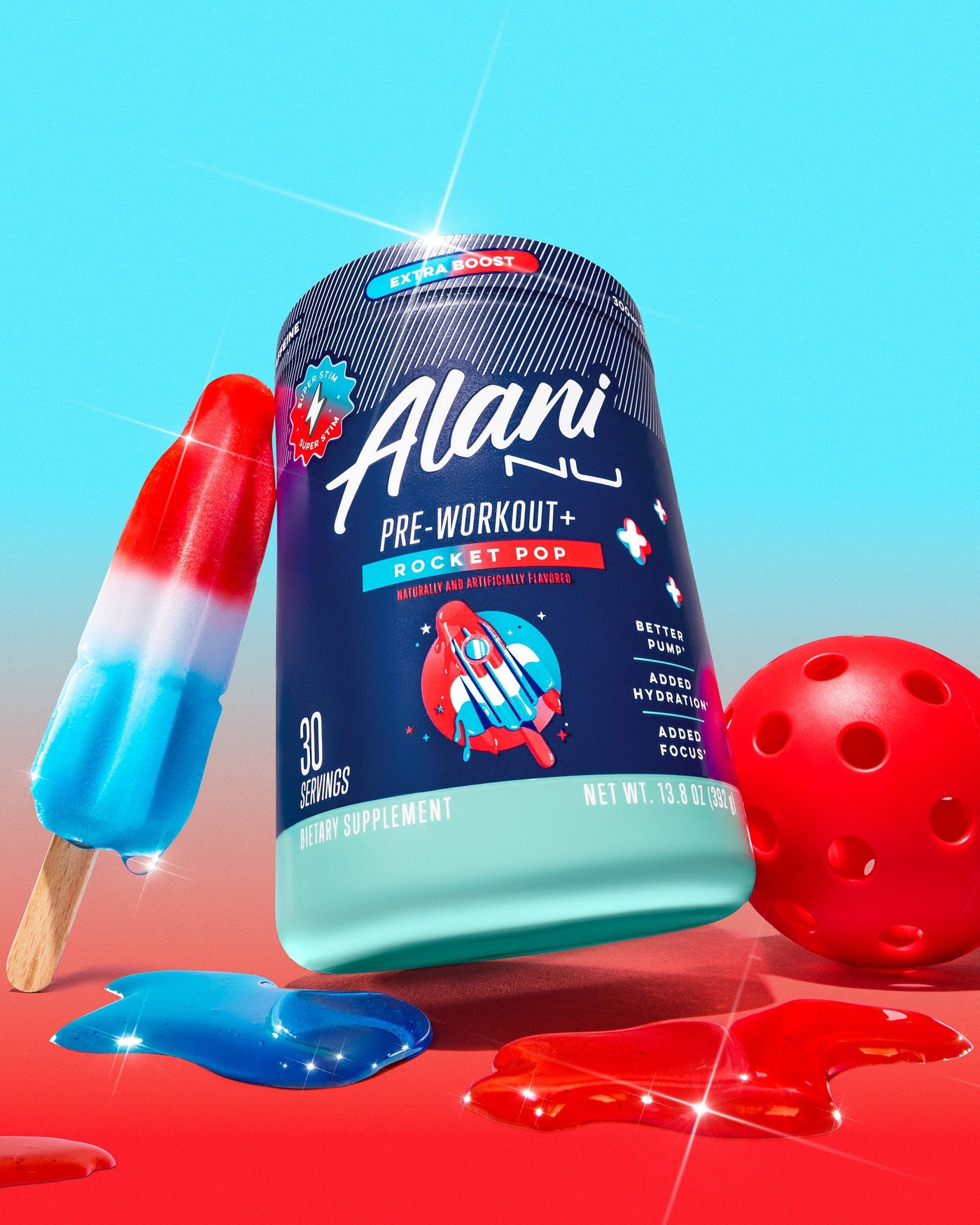 Pre-Workout+ - Rocket Pop / 30 Servings KB - product image 4
