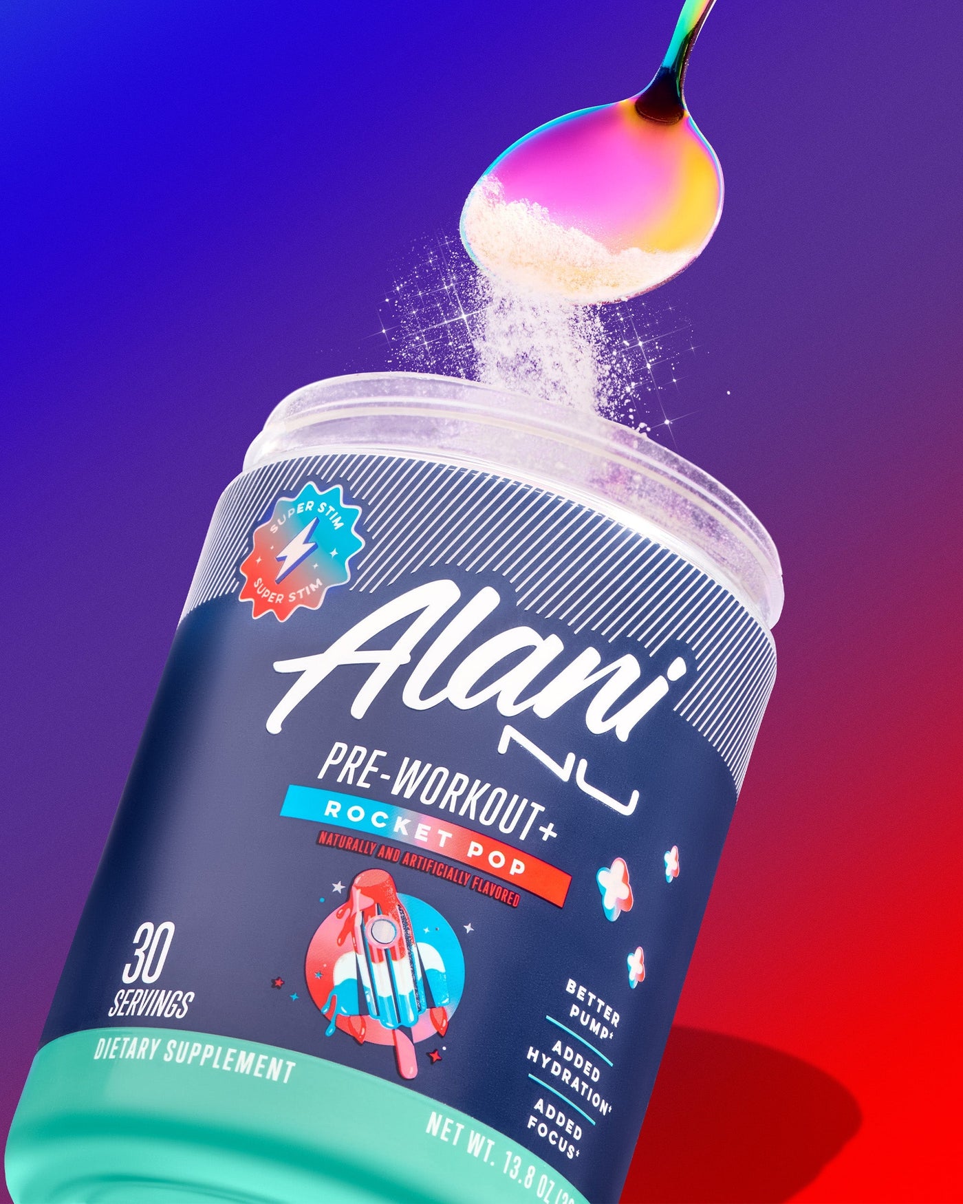 Pre-Workout+ - Rocket Pop / 30 Servings KB - product image 5