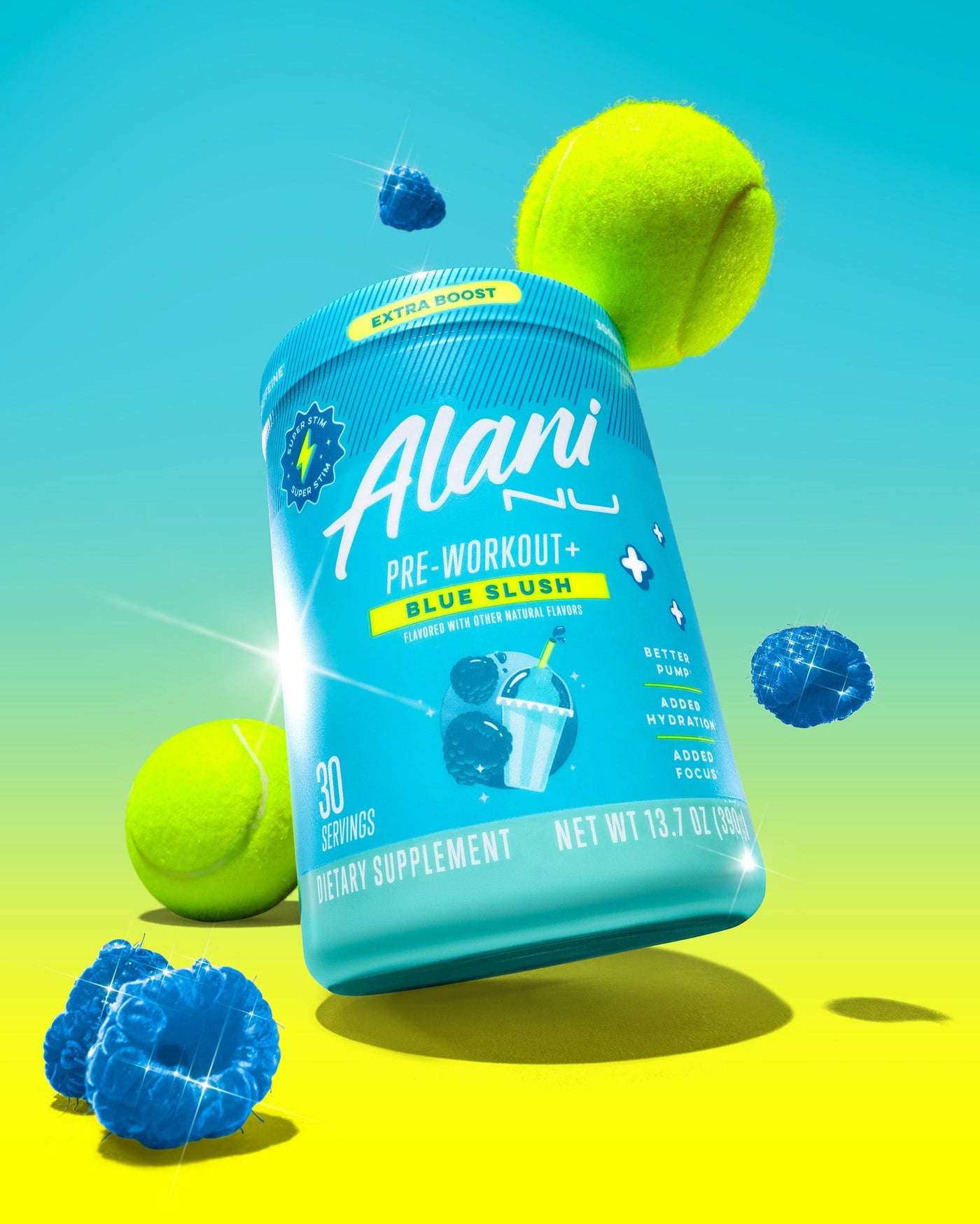 Energy Drink & Pre-Workout+ - Blue Slush / 12 Pack Energy Drink & 30 Serving Pre-Workout+ JF - product image 5