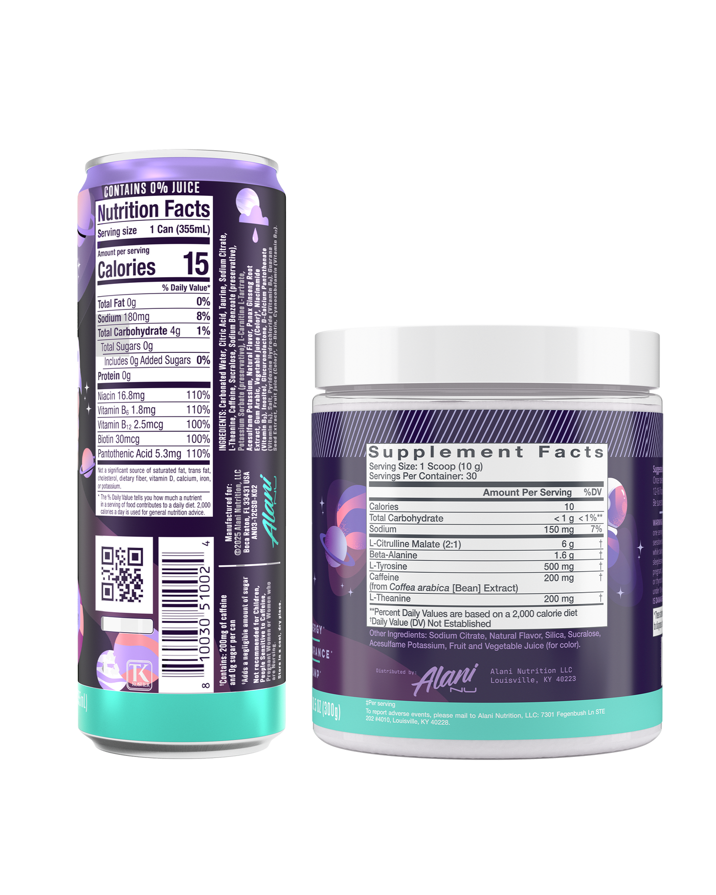 Energy Drink & Pre-Workout - Cosmic Stardust / 12 Pack Energy Drink & 30 Serving Pre-Workout ND - product image 2