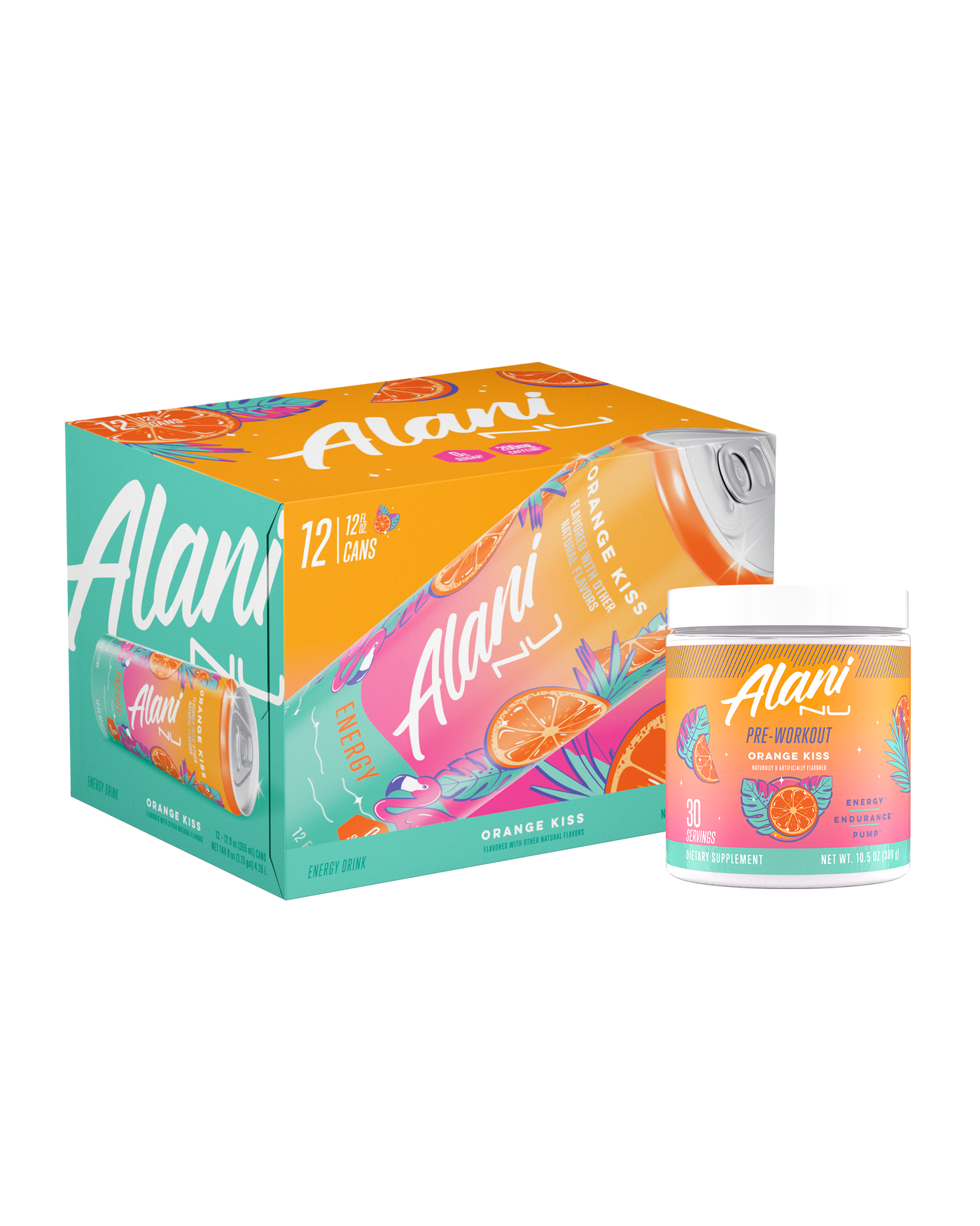 Energy Drink & Pre-Workout - Orange Kiss / 12 Pack Energy Drink & 30 Serving Pre-Workout LD - product image 1