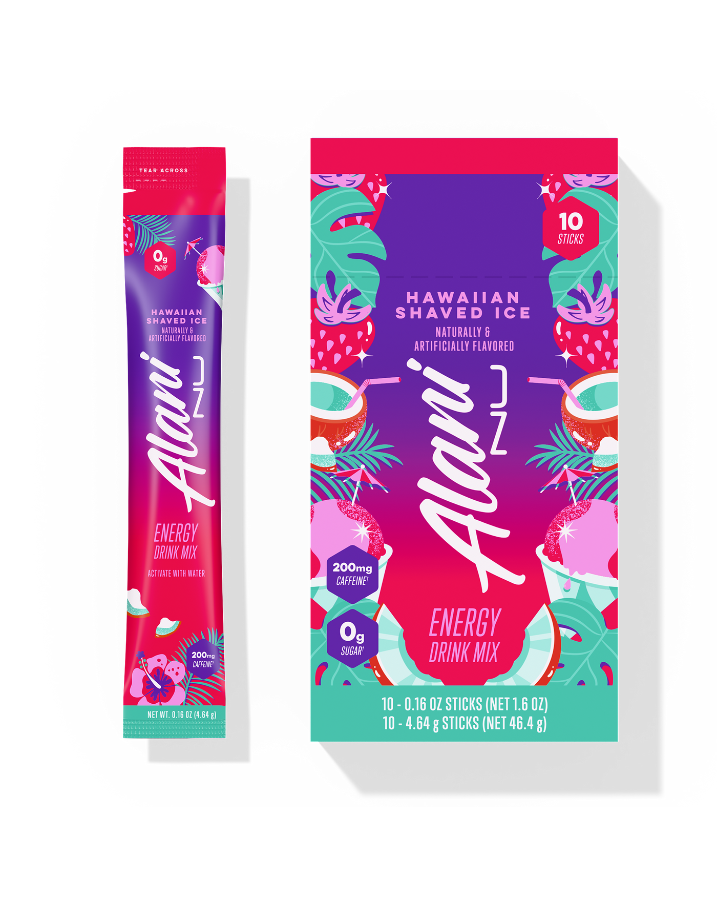 Energy Sticks - Hawaiian Shaved Ice / 10 Pack WC - product image 1