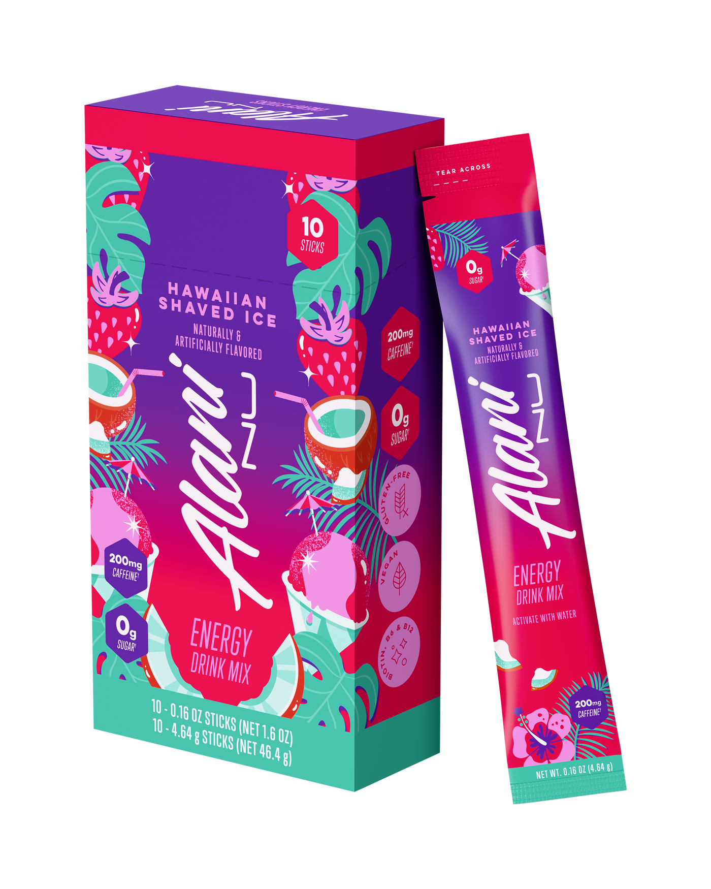Energy Sticks - Hawaiian Shaved Ice / 10 Pack WC - product image 2