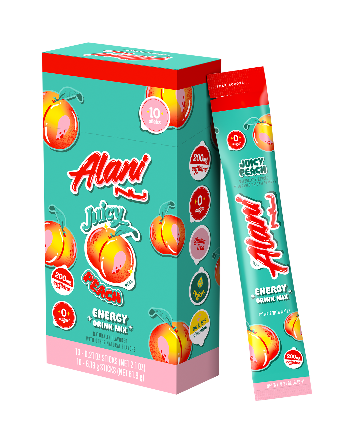 Energy Sticks - Juicy Peach / 10 Pack VC - product image 2