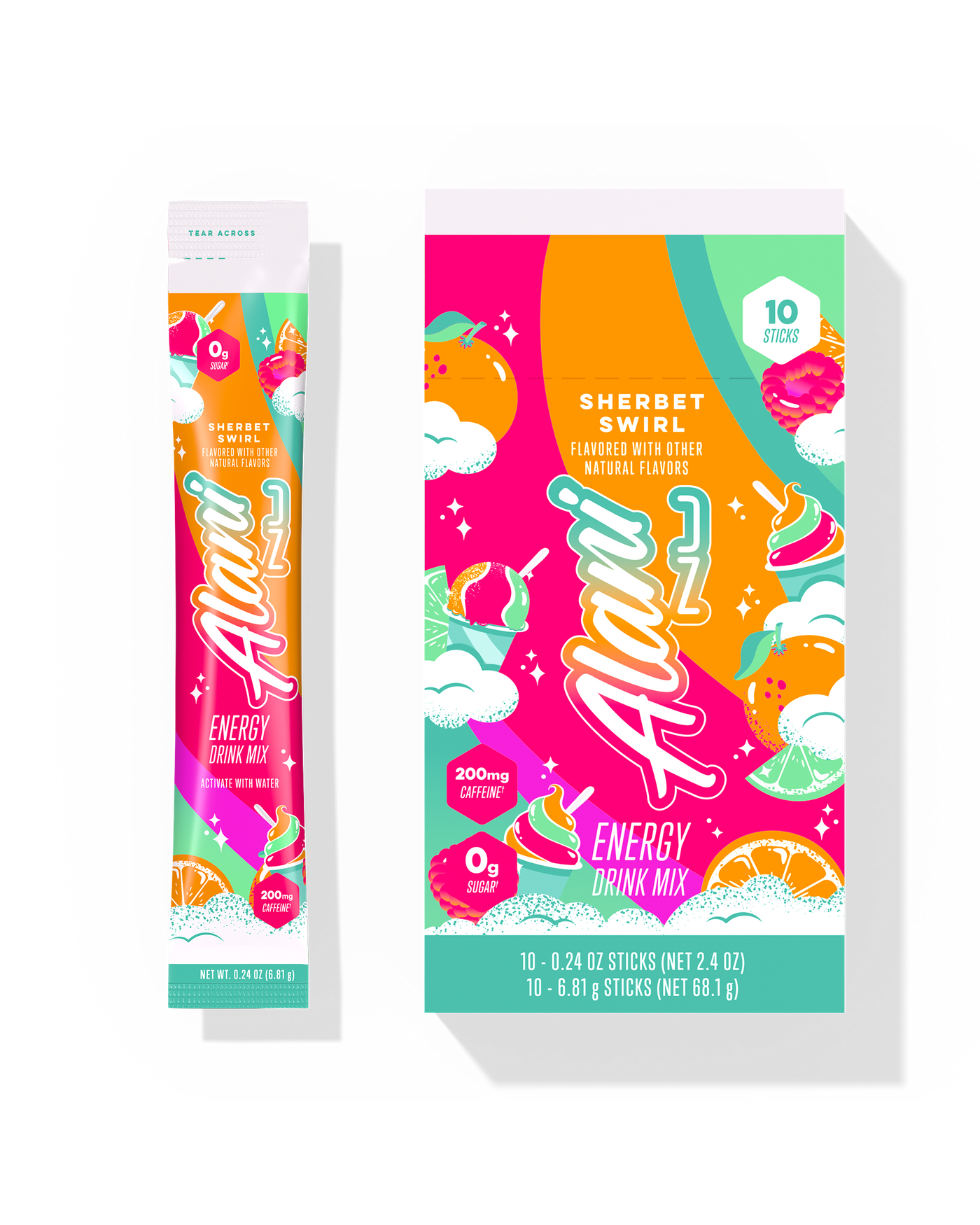 Energy Sticks - Sherbet Swirl / 10 Pack RC - product image 1