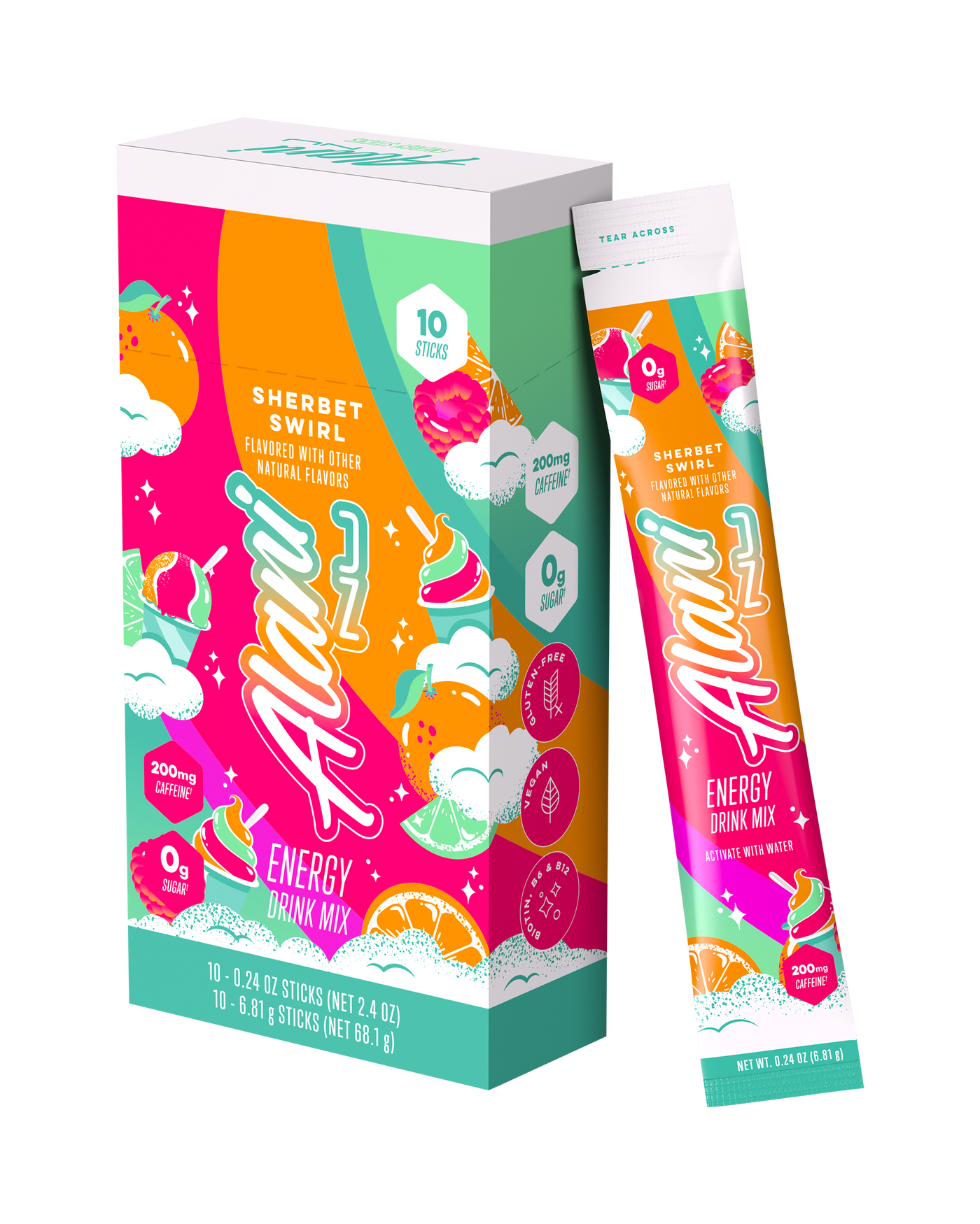 Energy Sticks - Sherbet Swirl / 10 Pack RC - product image 2