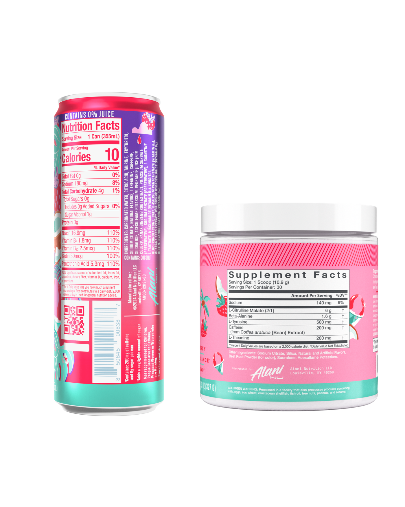 Energy Drink & Pre-Workout - Hawaiian Shaved Ice / 12 Pack Energy Drink & 30 Serving Pre-Workout MD - product image 3