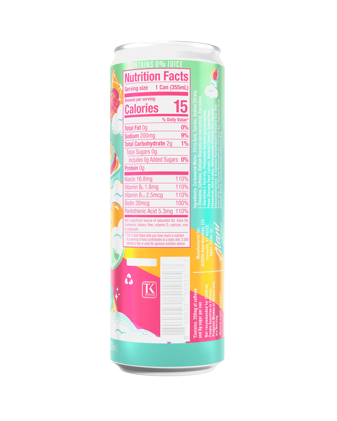 Energy Drink - Sherbet Swirl / 12 Pack JD - product image 3