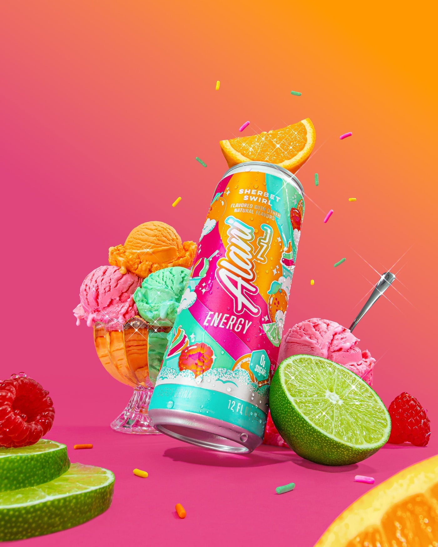 Energy Drink - Sherbet Swirl / 12 Pack JD - product image 4